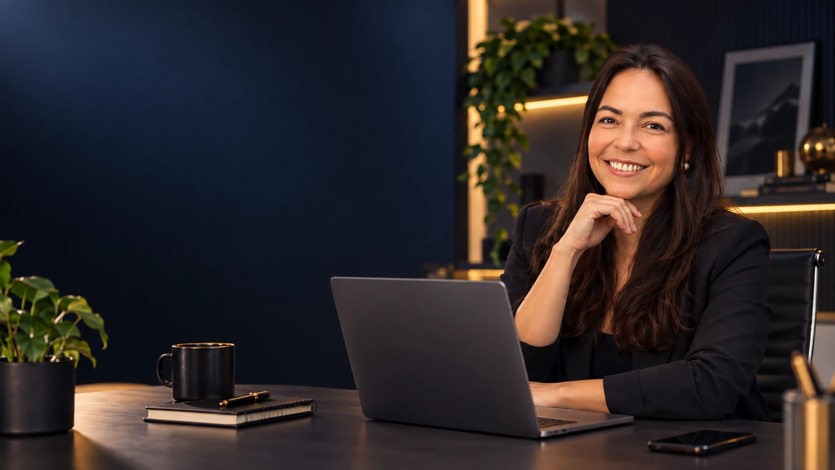 Catarina, da Iziclic, em ambiente de estratégia e atendimento de marketing digital